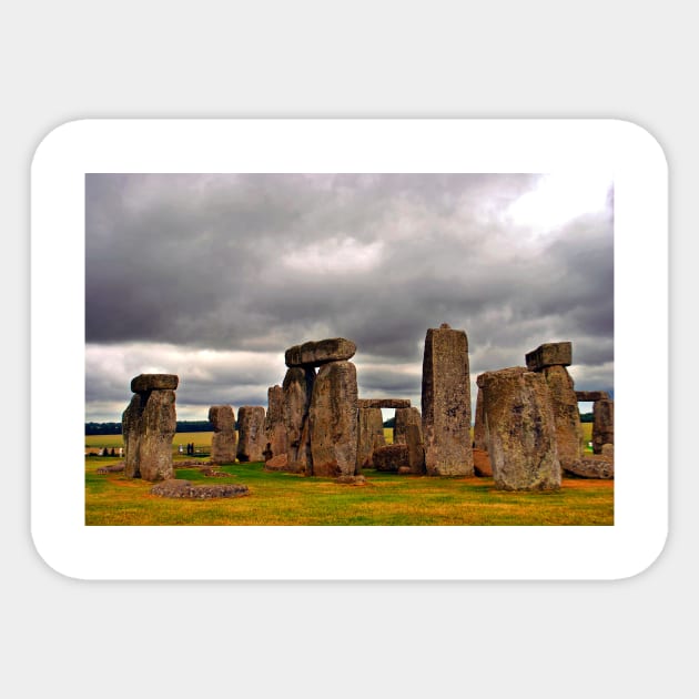 Stonehenge Wiltshire England UK Sticker by AndyEvansPhotos